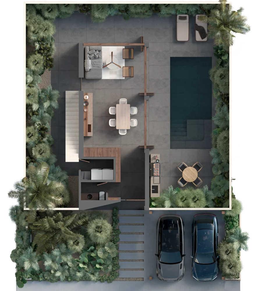 PLANTA 1 CON CARROS